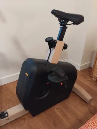 Bici Estática Domyos Woodbike Decathlon.