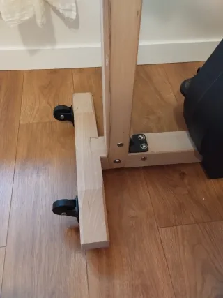 Bici Estática Domyos Woodbike Decathlon.