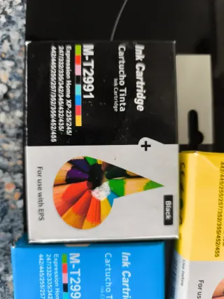 Cartuchos de tinta EPS M-T2991, M-T2992, M-T2993,