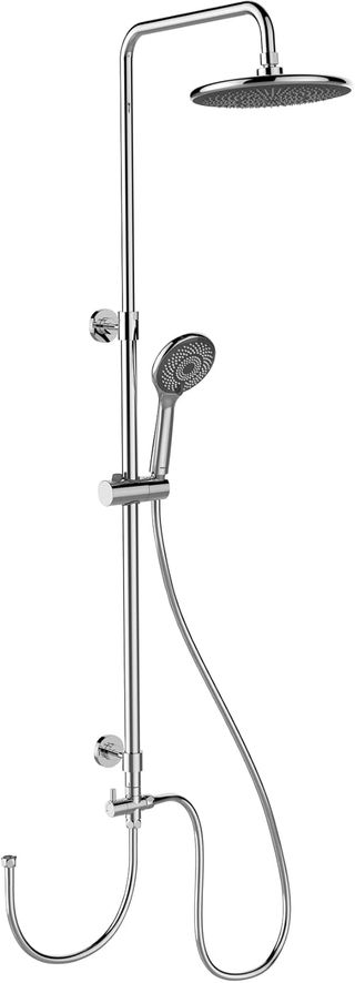 Wenko Sistema Doccia Inox Soffione Pioggia