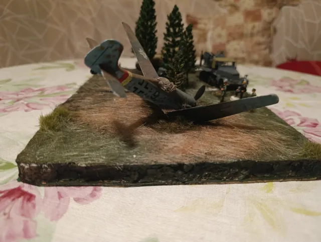 Maqueta Avión Militar WWII + ampliación carro