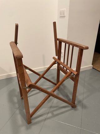 Silla Director Cine Madera Plegable