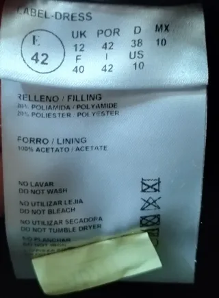 VESTIDO FIESTA PRONOVIAS, talla 42