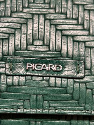 Cartera Picard de piel verde mujer