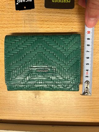 Cartera Picard de piel verde mujer
