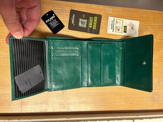 Cartera Picard de piel verde mujer