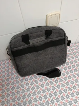 Bolso Portátil Multiusos Gris Oscuro 36 x 9 x 30