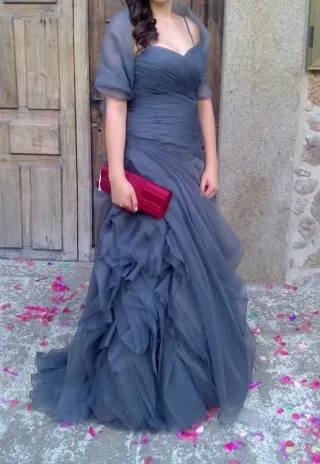 VESTIDO DE FIESTA PRONOVIAS, talla 42