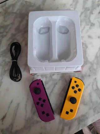 Mandos Joy-Con Switch Morado y Amarillo