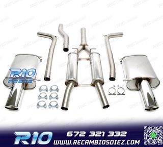 SILENCIOSO ESCAPE AUDI A4 B7 04-07