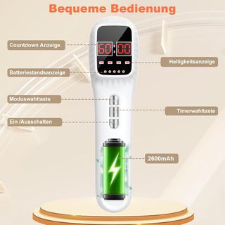 Lampada Terapia Luce Rossa/Infrarossi 650+808nm