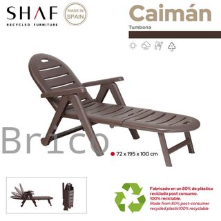 Tumbona Caimán Wengué