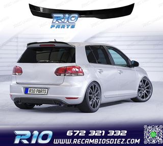 ALERON SPOILER VOLKSWAGEN VW GOLF 6 08-12 NEGRO BRILLO