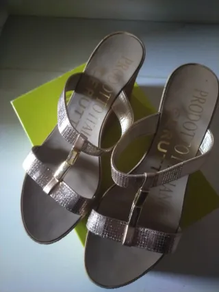 Sandali Cerutti oro donna