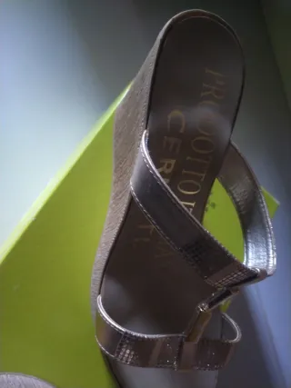 Sandali Cerutti oro donna