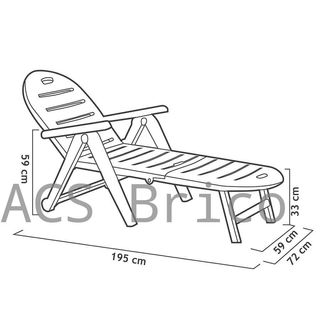 Tumbona Caimán Blanca