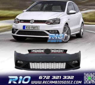 PARAGOLPES DELANTERO VOLKSWAGEN VW POLO 6R 10-16 LOOK GTI