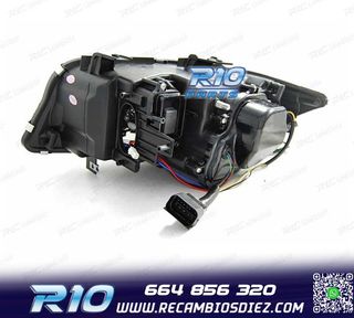 FAROS BMW E90 E91 05-08 XENON OJOS ANGEL U LED 3D NEGRO