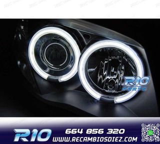 FAROS BMW E81 E87 E82 E88 OJOS ANGEL CCFL FONDO NEGRO