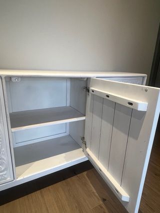 Aparador Mango Macizo Tallado Blanco