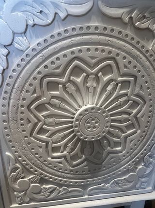 Aparador Mango Macizo Tallado Blanco