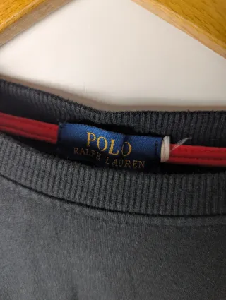 Sudadera Polo Ralph Lauren Negra Roja Talla M