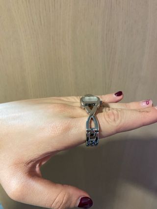 Reloj Nowley Mujer Plata y Blanco