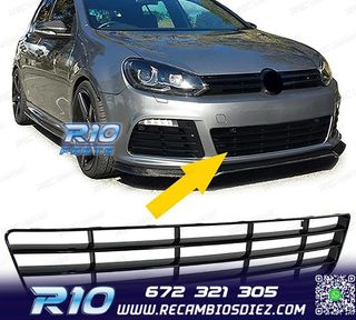REJILLA PARAGOLPES VOLKSWAGEN VW GOLF 6 08-12 R20 NEGRO BRI