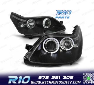 FAROS CITROEN C4 04-09 OJOS ANGEL FONDO NEGRO