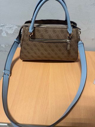 Borsa Guess marrone e blu