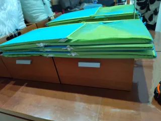 3 Cajas de tela plegables organizadoras