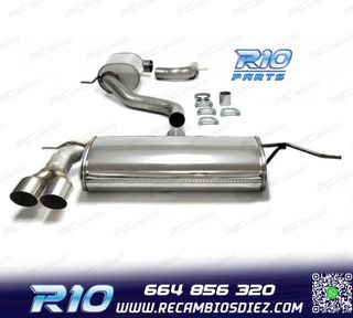 SILENCIOSO ESCAPE AUDI A3 8P 03-12 ACERO