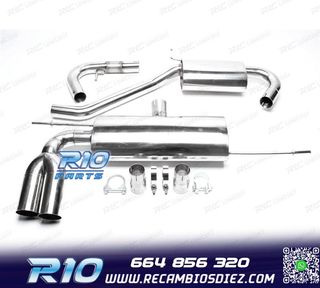 SILENCIOSO ESCAPE AUDI A3 8P 03-12 DOBLE VISIBLE