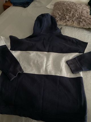 Sudadera Nike Air Talla M Azul y Gris