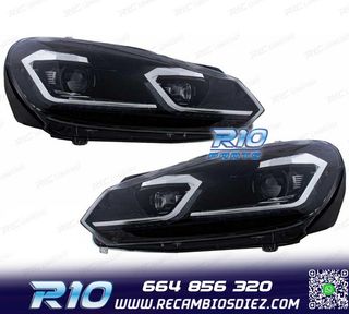FAROS VOLKSWAGEN VW GOLF 6 08-13 LOOK SILVER GOLF 7 DINAMICO