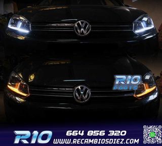 FAROS VOLKSWAGEN VW GOLF 6 08-13 LOOK SILVER GOLF 7 DINAMICO