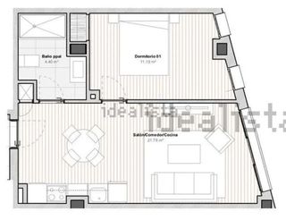 Piso en alquiler en Bellas Vistas en Madrid