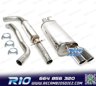 SILENCIOSO ESCAPE AUDI A3 8L 96-03 DOBLE