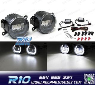 FAROS ANTINIEBLA LUZ DIURNA UNIVERSAL NEGRO