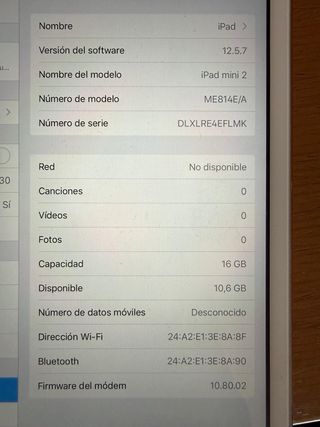 iPad mini 2 16GB WiFi + Cellular Plata