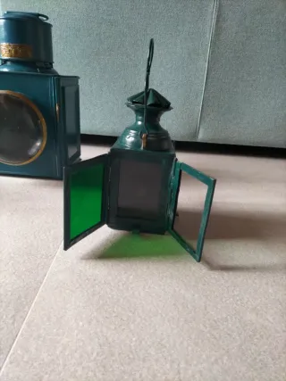 Faroles antiguos de tren