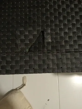 Sofá Exterior Plástico 2 Plazas Negro