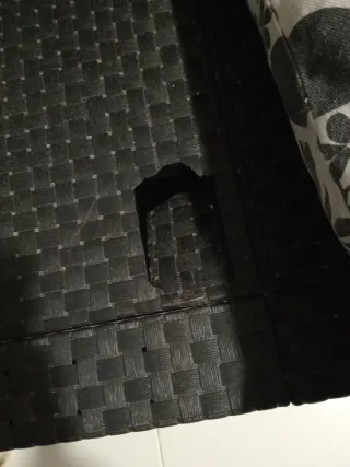 Sofá Exterior Plástico 2 Plazas Negro