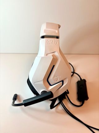 PS5/PS4/Xbox Auriculares Gaming Orzly Blancos luz