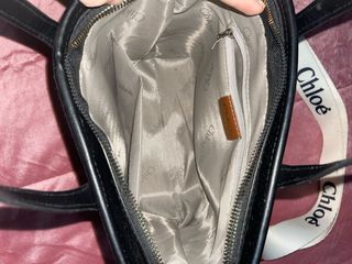 Bolso de Hombro Blanco y Negro