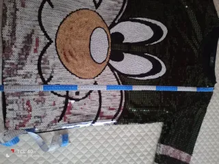 Vestido fiesta lentejuelas talla única