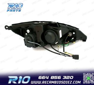 FAROS FORD FOCUS 98-01 LUZ DIURNA FONDO NEGRO