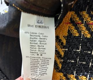 Gonna a quadri con frange