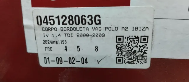 Cuerpo Mariposa Seat Ibiza