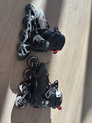 Patines en línea infantiles negros